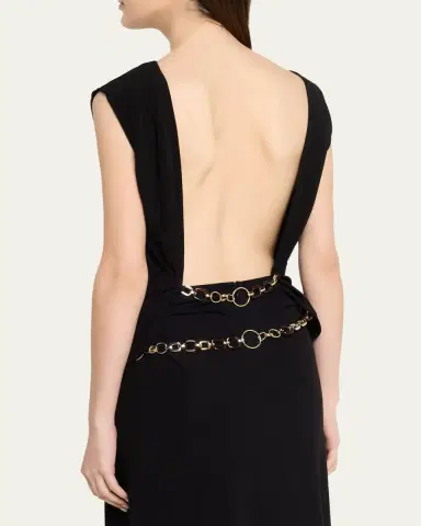 Christopher Esber Tortoiseshell Chain Jersey Top | Thumbnail 3 Christopher Esber Tortoiseshell Chain Jersey Top | Thumbnail 3