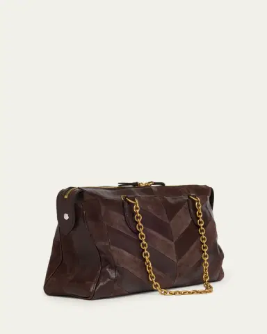 Valentino Garavani Panthea Medium Chevron Leather & Suede Shoulder Bag | Thumbnail 2 Valentino Garavani Panthea Medium Chevron Leather & Suede Shoulder Bag | Thumbnail 2
