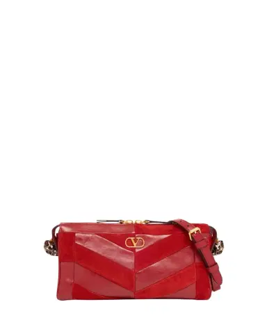 Valentino Garavani Panthea Small Patchwork Chevron Shoulder Bag | Thumbnail 1