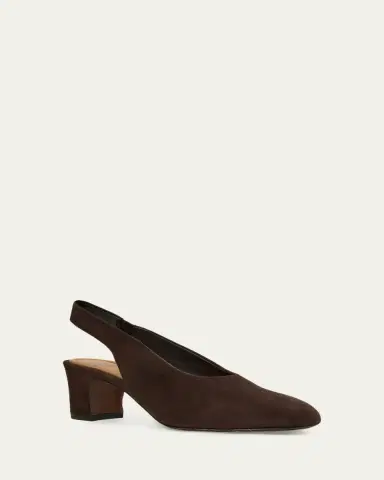 Aquatalia 50mm Trevi Suede Slingback Pumps | Thumbnail 2