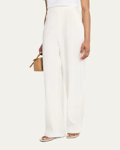Vince Joan High-Rise Pull-On Linen Pants | Thumbnail 4