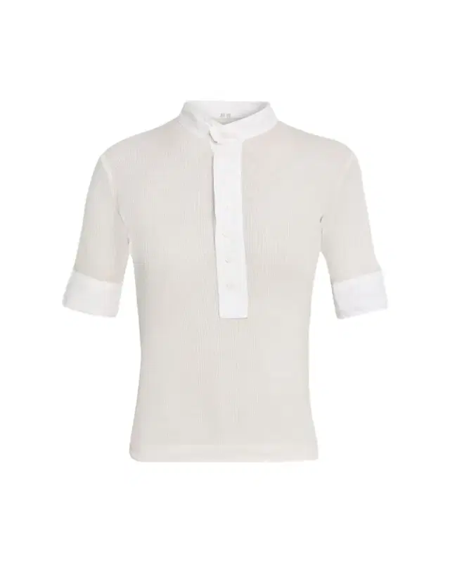 Maria Rib Henley Shirt
