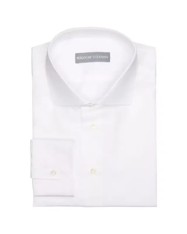 Men's Cotton Poplin Solid Dress Shirt