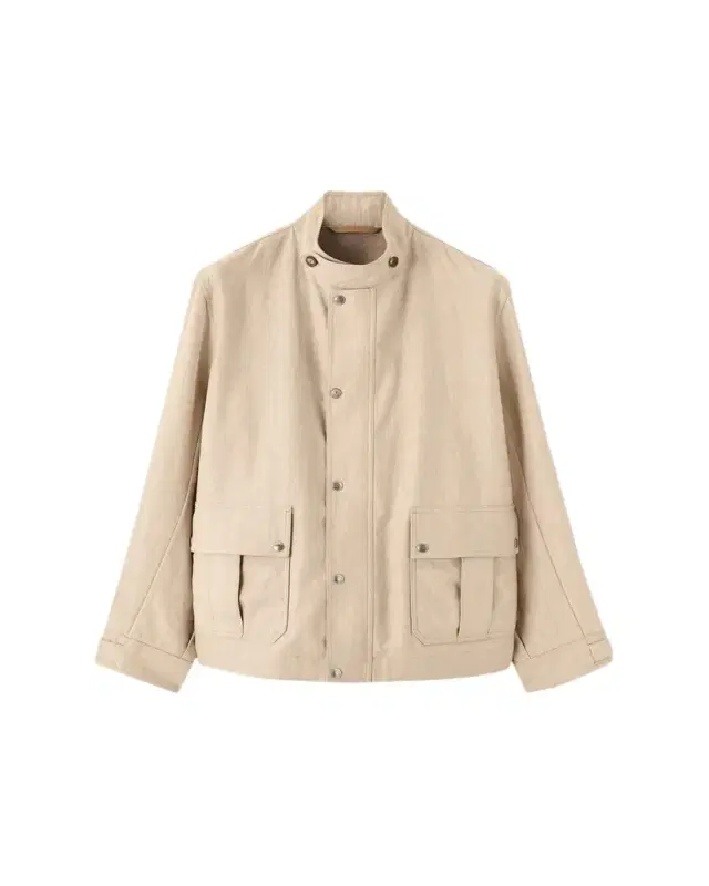 Men's Kody Linen Flap-Pocket Blouson