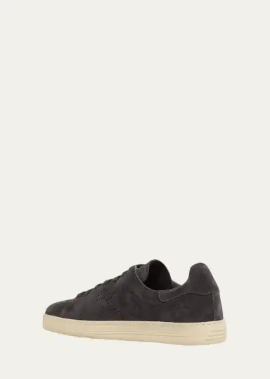 Tom Ford Men's Warwick Suede Low-Top Sneakers | Thumbnail 4 Tom Ford Men's Warwick Suede Low-Top Sneakers | Thumbnail 4