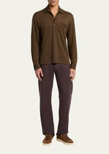 Tom Ford Men's Warwick Suede Low-Top Sneakers | Thumbnail 8 Tom Ford Men's Warwick Suede Low-Top Sneakers | Thumbnail 8