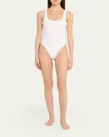 Burberry Sorcha Check Trim One-Piece Swimsuit | Thumbnail 2 Burberry Sorcha Check Trim One-Piece Swimsuit | Thumbnail 2