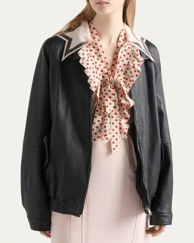 Prada Nappa Leather Jacket | Thumbnail 4 Prada Nappa Leather Jacket | Thumbnail 4