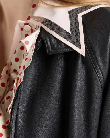 Prada Nappa Leather Jacket | Thumbnail 5 Prada Nappa Leather Jacket | Thumbnail 5