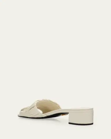 Prada 35mm Matelasse Nappa Leather Block-Heel Sandals | Thumbnail 2 Prada 35mm Matelasse Nappa Leather Block-Heel Sandals | Thumbnail 2