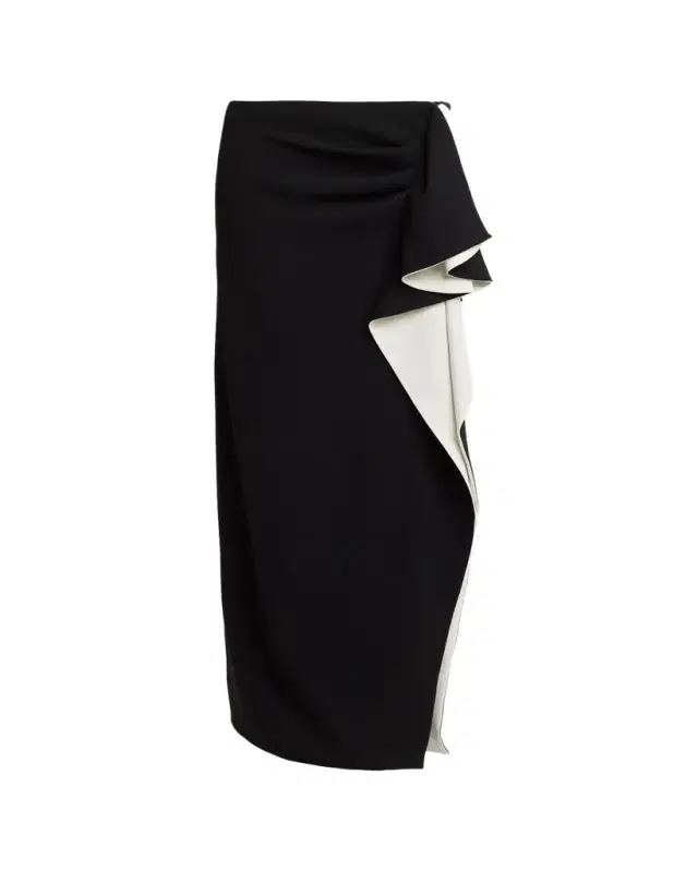 Cella Double Crepe Skirt