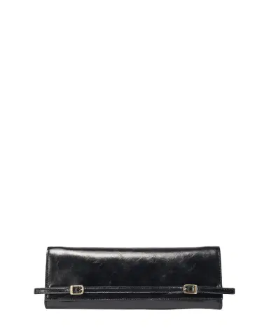 Simkhai River Leather East-West Moto Clutch Bag | Thumbnail 1 Simkhai River Leather East-West Moto Clutch Bag | Thumbnail 1