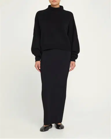 Loulou De Saison Luke Turtleneck Wool-Cashmere Sweater | Thumbnail 2