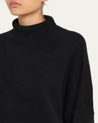 Loulou De Saison Luke Turtleneck Wool-Cashmere Sweater | Thumbnail 5
