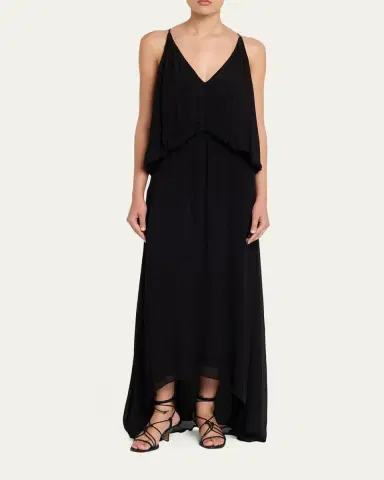 Ramy Brook Ambar Draped V-Neck Maxi Dress | Thumbnail 2 Ramy Brook Ambar Draped V-Neck Maxi Dress | Thumbnail 2