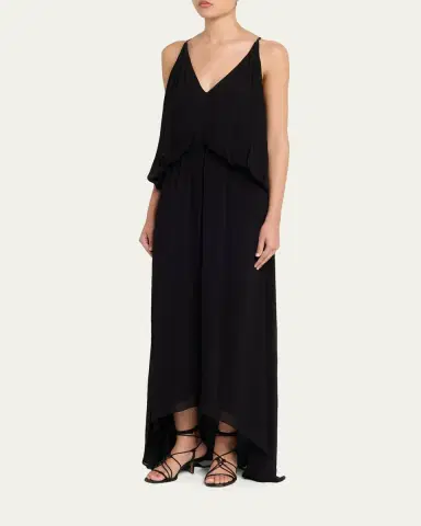 Ramy Brook Ambar Draped V-Neck Maxi Dress | Thumbnail 4 Ramy Brook Ambar Draped V-Neck Maxi Dress | Thumbnail 4