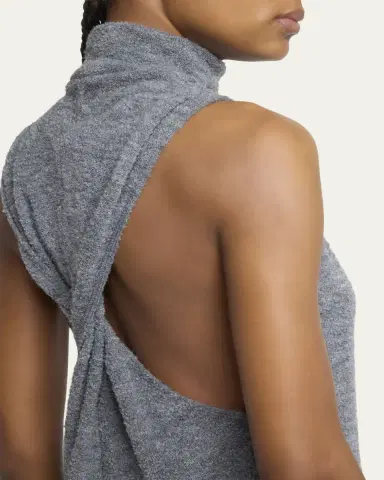 Proenza Schouler White Label Cynthia Wool Jersey Sleeveless Turtleneck | Thumbnail 5
