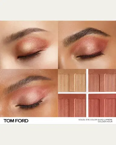 Tom Ford Soleil Eye Color Quad Lumiere Eyeshadow - Golden Hour | Thumbnail 3 Tom Ford Soleil Eye Color Quad Lumiere Eyeshadow - Golden Hour | Thumbnail 3