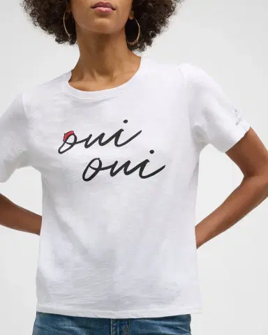 Cinq à Sept Oui Oui Shrunken Short-Sleeve T-Shirt | Thumbnail 6
