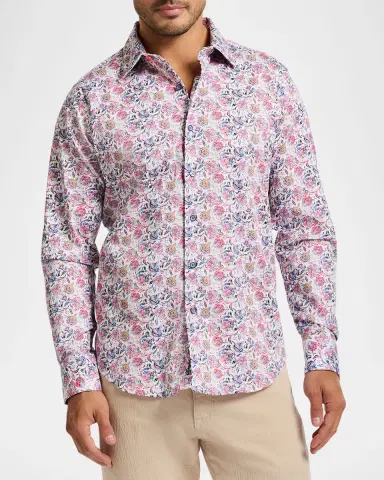 Robert Graham Men's Andaman Floral Sport Shirt | Thumbnail 2 Robert Graham Men's Andaman Floral Sport Shirt | Thumbnail 2
