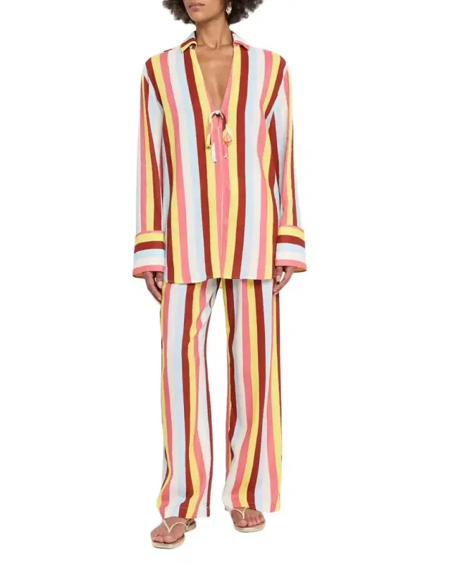Solid and Striped The Livia Striped Linen Tunic
