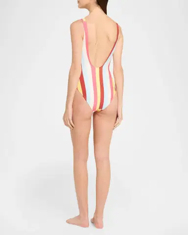 Solid & Striped The Anne-Marie Striped One-Piece Swimsuit | Thumbnail 2 Solid & Striped The Anne-Marie Striped One-Piece Swimsuit | Thumbnail 2