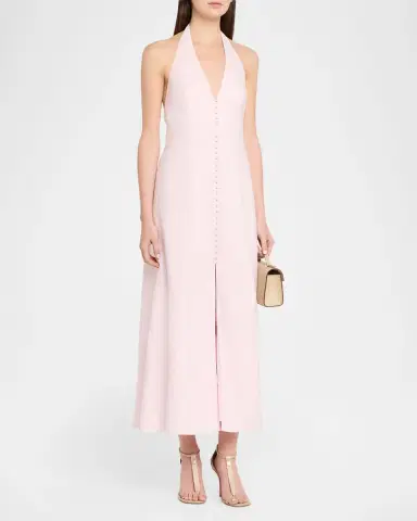 LoveShackFancy Lovis Linen Maxi Dress | Thumbnail 3