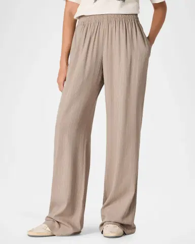 Golden Goose Pull-On Wool-Blend Pinstripe Pants | Thumbnail 2