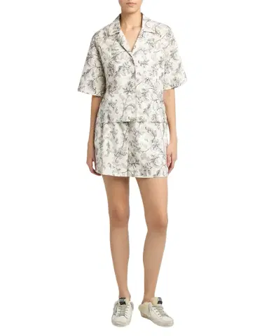 Golden Goose Journey Floral Cotton Voile Shorts | Thumbnail 1