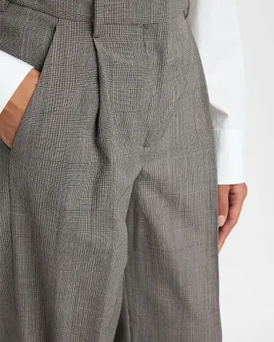 Golden Goose Journey Prince of Wales Wool Pants | Thumbnail 4