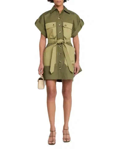 Zimmermann Solstice Belted Mini Dress | Thumbnail 1 Zimmermann Solstice Belted Mini Dress | Thumbnail 1