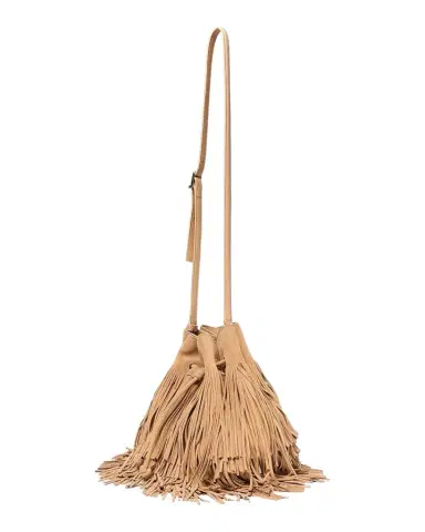 Simkhai Marena Fringed Suede Crossbody Bag | Thumbnail 1