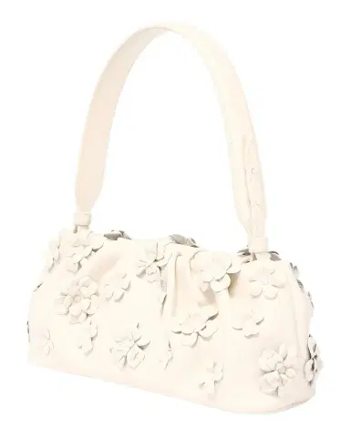 SIMKHAI Harlow Floral Applique Leather Shoulder Bag | Thumbnail 1