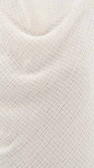Vince Shadow Grid Cowl Neck Top Chalk | Thumbnail 6 Vince Shadow Grid Cowl Neck Top Chalk | Thumbnail 6