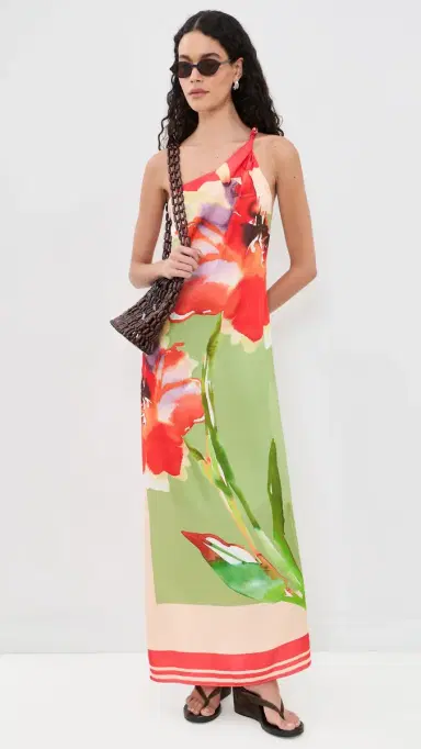 MISA Dounia Dress Scarf Flora St | Thumbnail 5