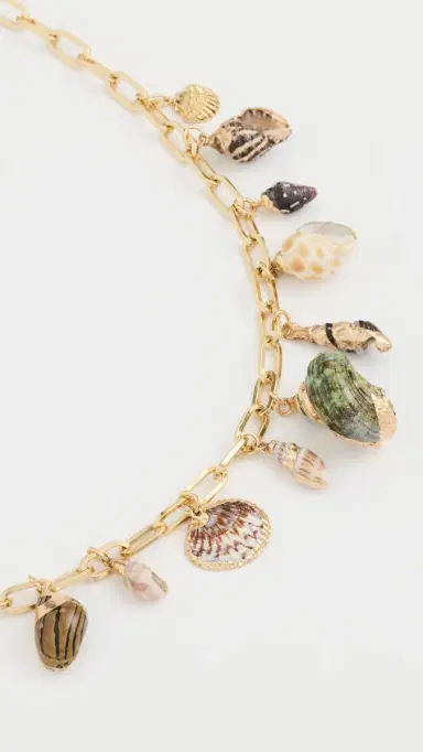 BaubleBar All At Sea Charm Necklace Multi One Size | Thumbnail 4