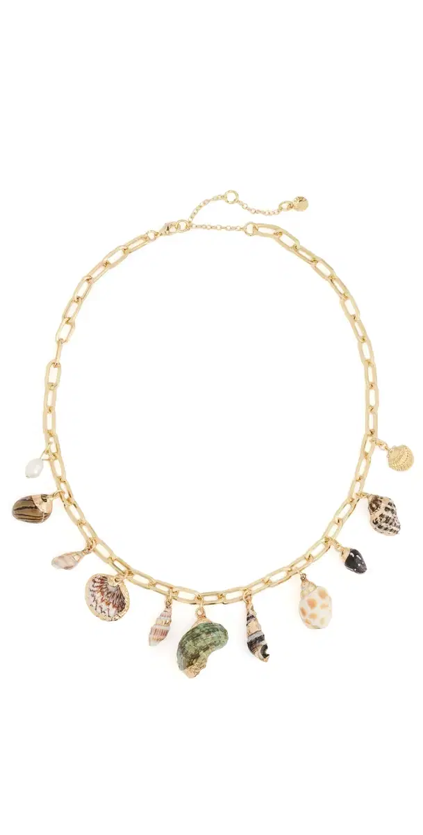 BaubleBar All At Sea Charm Necklace Multi One Size