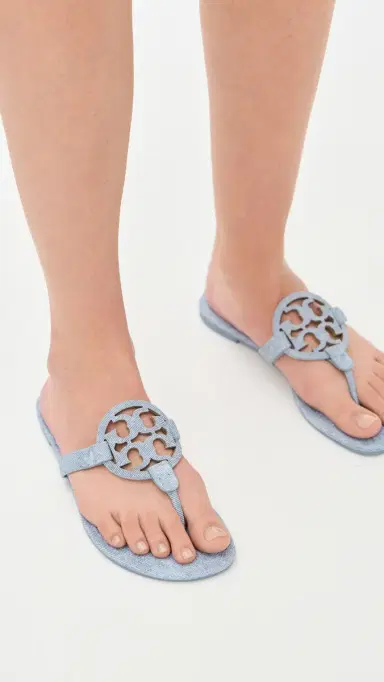 Tory Burch Miller Sandals Blue Cloud | Thumbnail 3