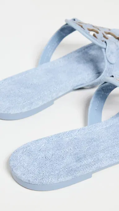 Tory Burch Miller Sandals Blue Cloud | Thumbnail 4
