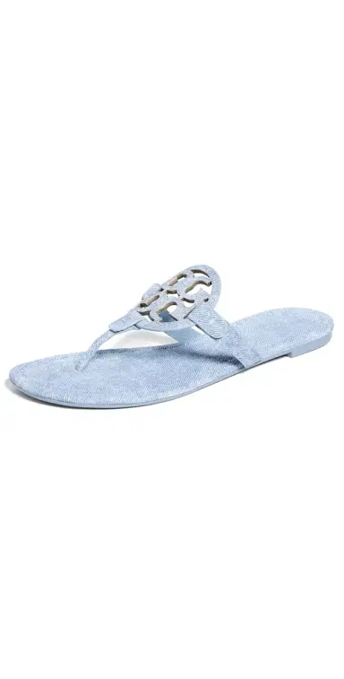 Tory Burch Miller Sandals Blue Cloud | Thumbnail 1