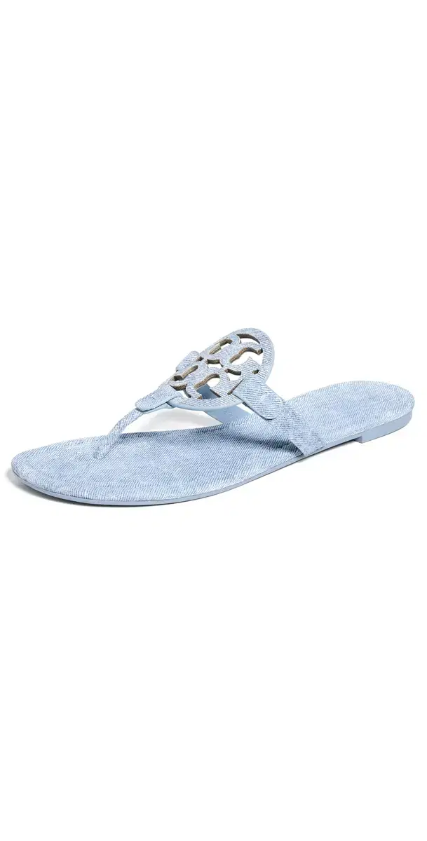 Tory Burch Miller Sandals Blue Cloud