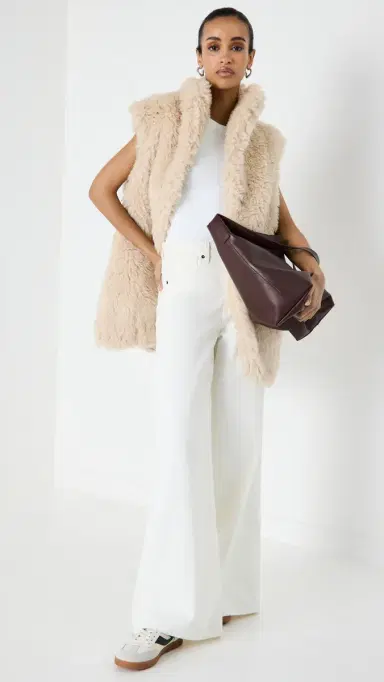 Madewell The Essential Bucket Tote in Leather Chocolate Raisin Leather One Size | Thumbnail 4