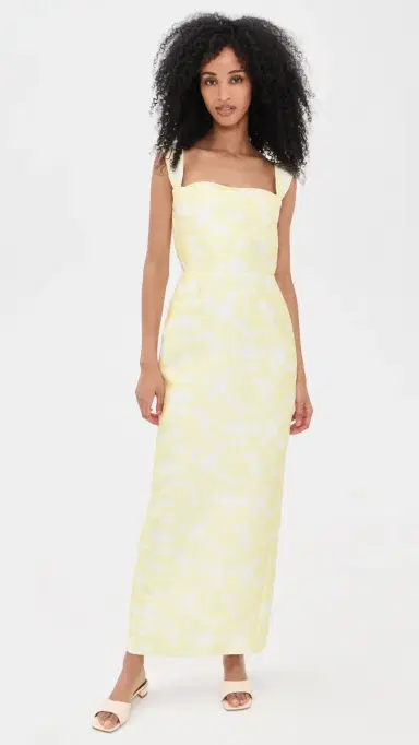 Damaris Bailey Danica Dress Yellow Floral | Thumbnail 2 Damaris Bailey Danica Dress Yellow Floral | Thumbnail 2