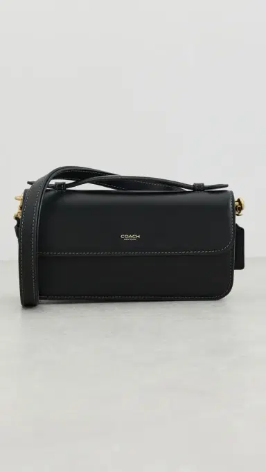 Coach New York Elora Top Handle Crossbody Bag B4/Black One Size | Thumbnail 2