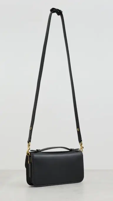 Coach New York Elora Top Handle Crossbody Bag B4/Black One Size | Thumbnail 4