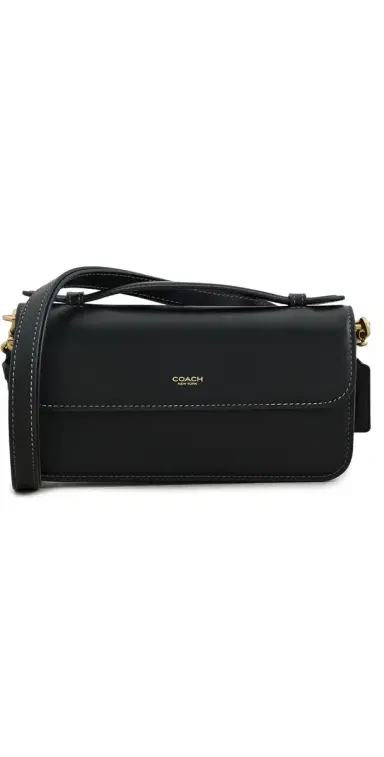 Coach New York Elora Top Handle Crossbody Bag B4/Black One Size | Thumbnail 1