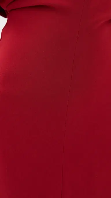 Proenza Schouler Rosina Dress in Light Double Crepe Scarlet | Thumbnail 6