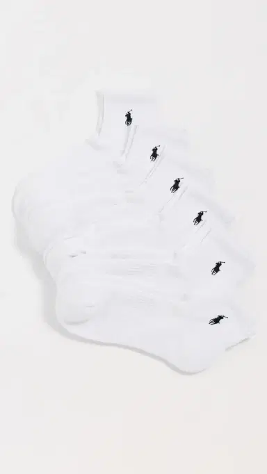Polo Ralph Lauren Performance Quarter Socks 6 Pack | Thumbnail 2