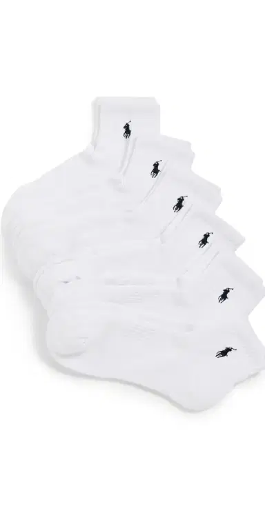 Polo Ralph Lauren Performance Quarter Socks 6 Pack | Thumbnail 1