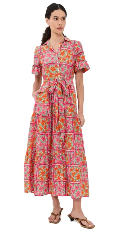 Birds of Paradis artine Botanic Tile Dress Botanic Tile | Thumbnail 1